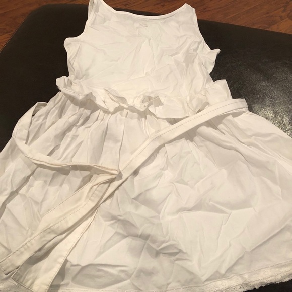 Beautiful white lili gaufrette dress size 5 - Picture 1 of 5